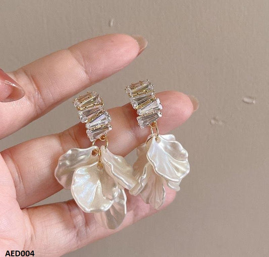 AED004 Petal Dangle Earrings - AED