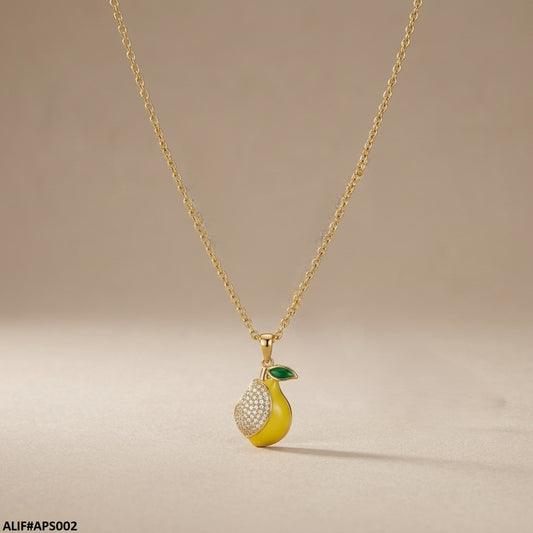 APS002 Lemon Pendant With Chain = APS
