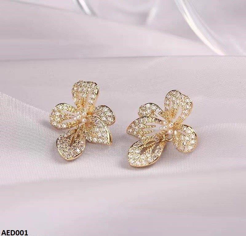 AED001 Tear Drop Earrings Pair = AED