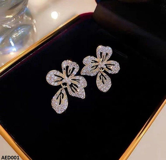 AED001 Tear Drop Earrings Pair = AED