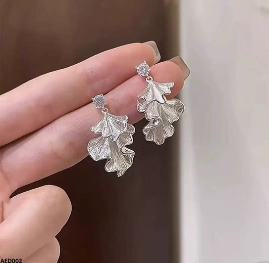 AED002 Leaf Drop Earrings - ATP