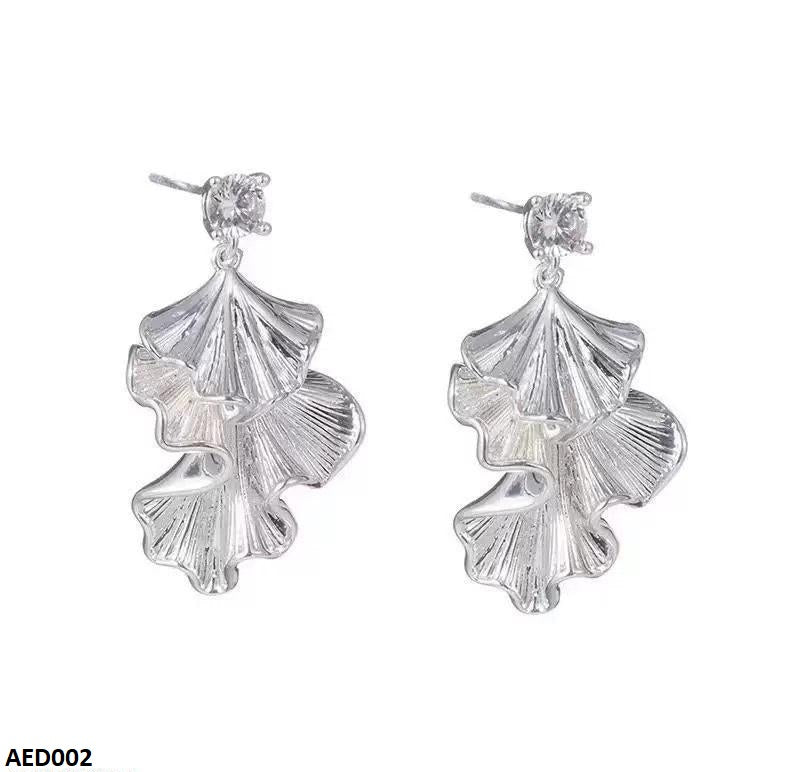 AED002 Leaf Drop Earrings - ATP