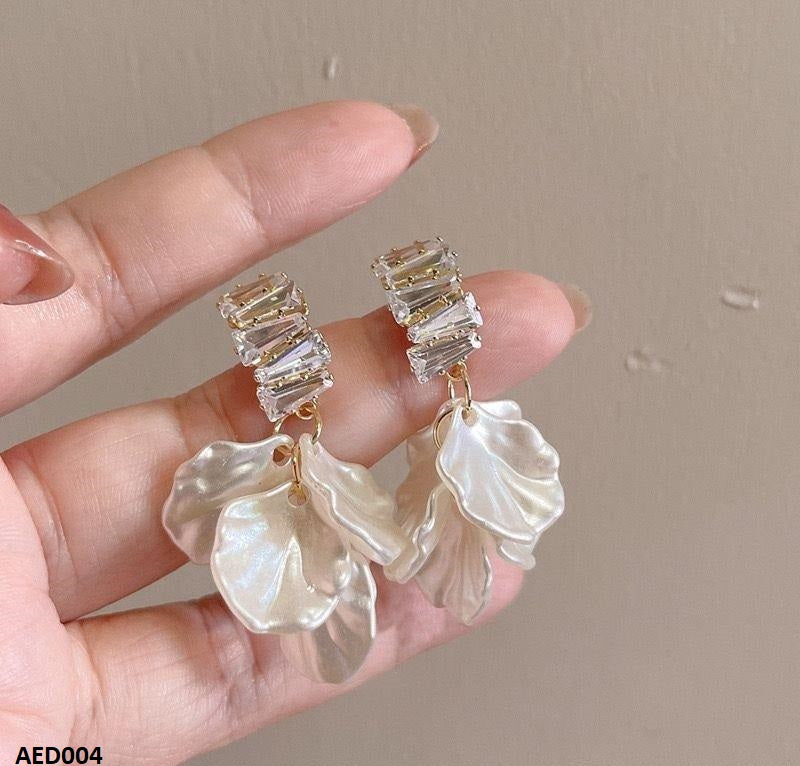 AED004 Petal Dangle Earrings - AED