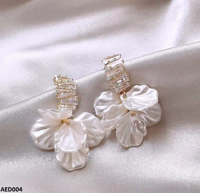 AED004 Petal Dangle Earrings - AED