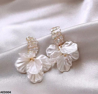 AED004 Petal Dangle Earrings - AED