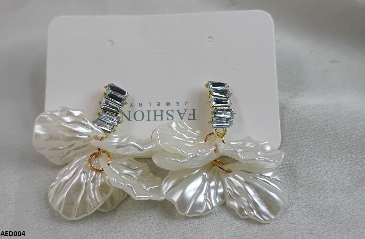 AED004 Petal Dangle Earrings - AED