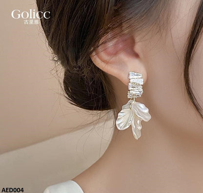 AED004 Petal Dangle Earrings - AED