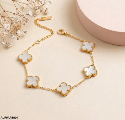 APB004 Four Leaf Clover  Bracelet = APB