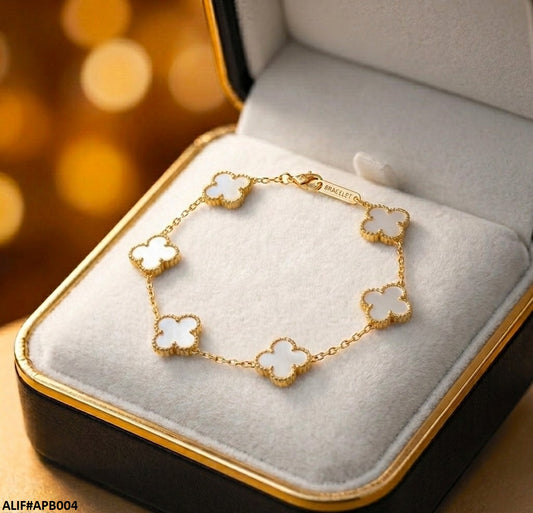 APB004 Four Leaf Clover  Bracelet = APB