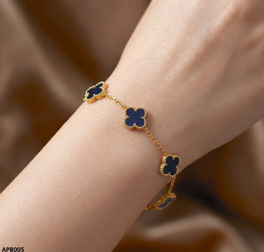 APB005 Four Leaf Clover Bracelet = APB