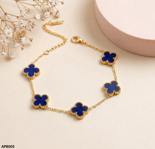 APB005 Four Leaf Clover Bracelet = APB