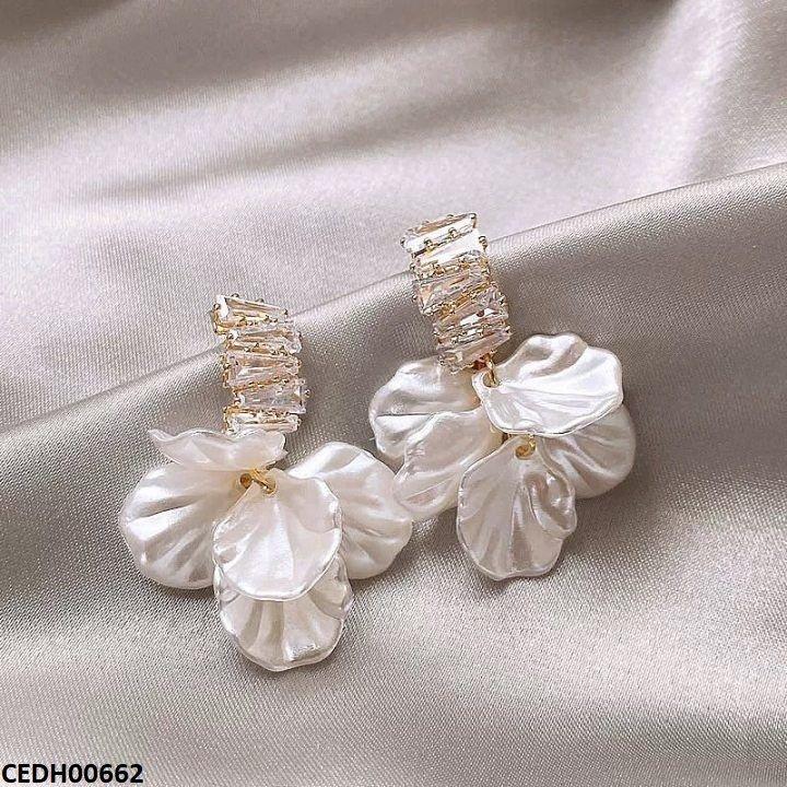 AED004 Petal Dangle Earrings - AED